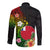 Wallis and Futuna Victory Day Long Sleeve Button Shirt Tribal Polynesian Tattoo and Hibiscus Flower LT03 - Polynesian Pride