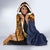 Samoa Siapo Motif Half Style Hooded Blanket Colorful Version