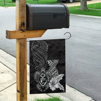 Guam Latte Stone Chamorro Culture Garden Flag Tapa Pattern