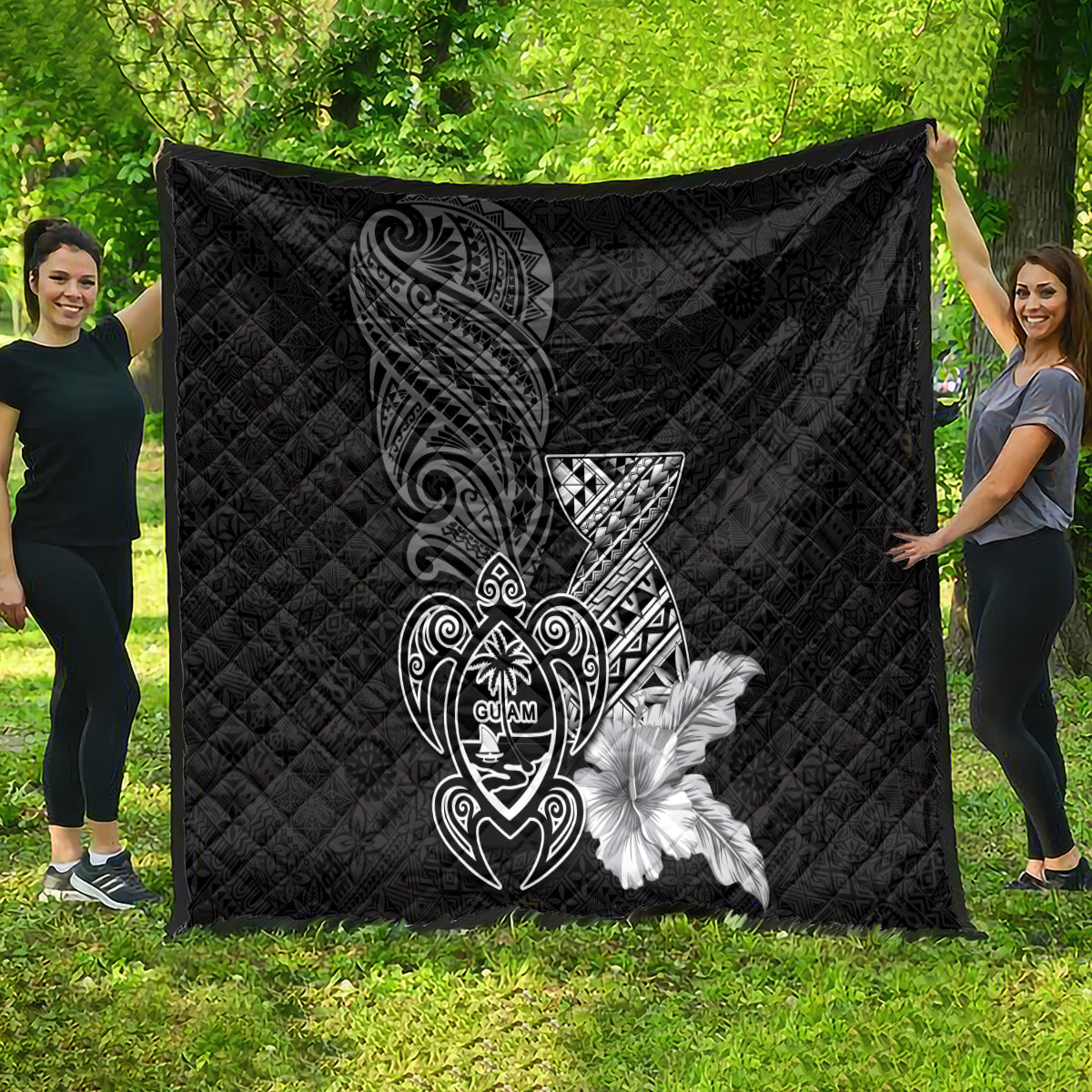 Guam Latte Stone Chamorro Culture Quilt Tapa Pattern