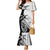 Guam Fish Hook and Palm Tree Family Matching Mermaid Dress and Hawaiian Shirt Polynesian Pattern Half Style
