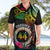 Personalised Vanuatu 44th Anniversary Hawaiian Shirt Boars Tusk and Melanesian Warrior Indipendens Dei