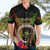 Vanuatu Independence Day Hawaiian Shirt Boars Tusk and Melanesian Warrior Indipendens Dei