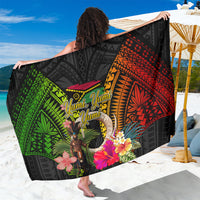 Vanuatu Independence Day Sarong Boars Tusk and Melanesian Warrior Indipendens Dei