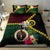 Vanuatu Indipendens Dei Bedding Set Boars Tusk and Melanesian Warrior Hibiscus