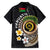 Vanuatu Independence Day Family Matching Tank Maxi Dress and Hawaiian Shirt Melanesian Tribal Pig Tusk with Tropical Plants