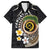 Vanuatu Independence Day Hawaiian Shirt Melanesian Tribal Pig Tusk with Tropical Plants