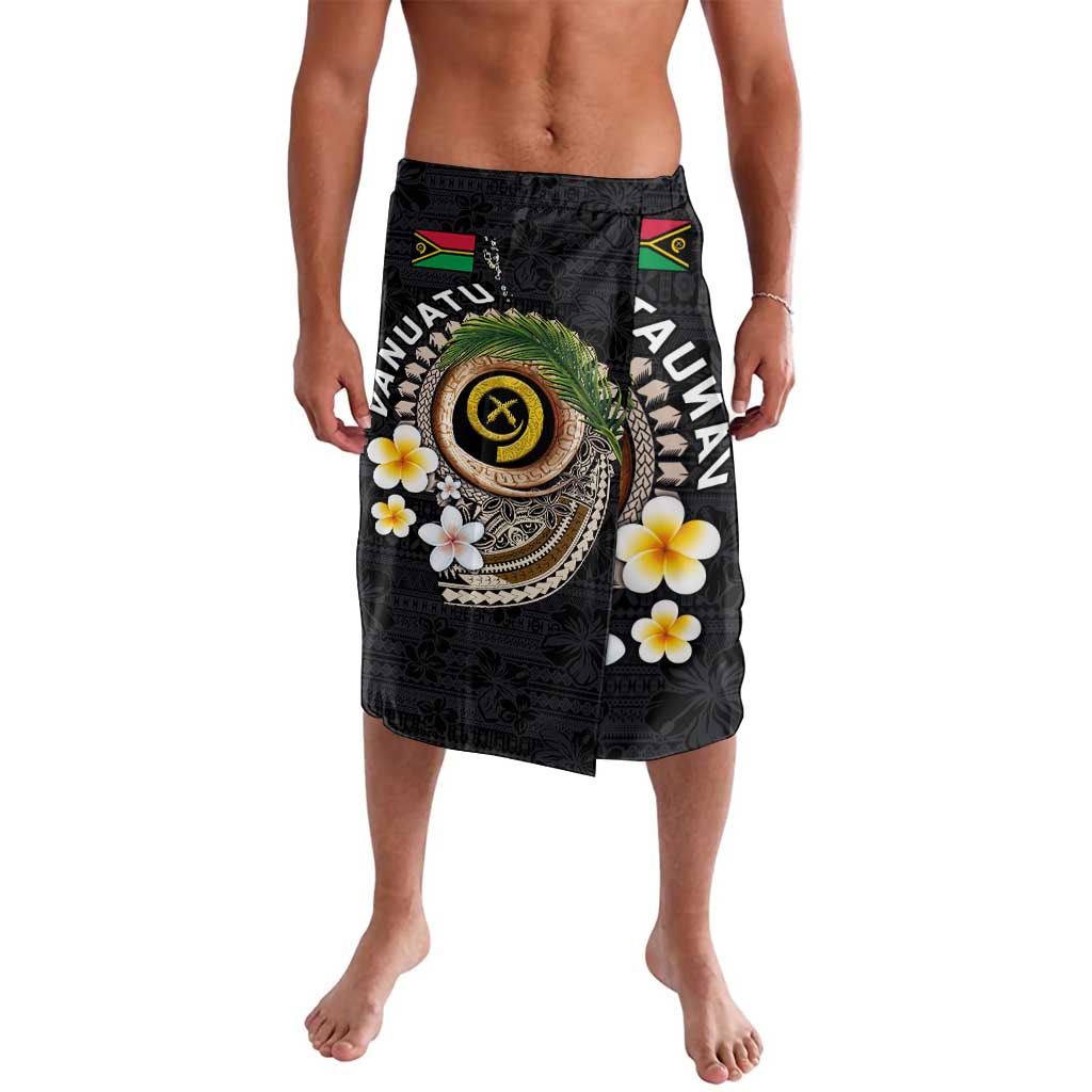 Vanuatu Independence Day Lavalava Melanesian Tribal Pig Tusk with Tropical Plants