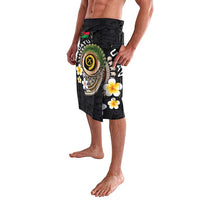 Vanuatu Independence Day Lavalava Melanesian Tribal Pig Tusk with Tropical Plants