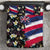 Hawaiian Flag Day Bedding Set Tropical Flowers and Leaves