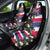 Hawaiian Flag Day Car Seat Cover Tropical Flowers and Leaves