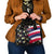 Hawaiian Flag Day Shoulder Handbag Tropical Flowers and Leaves
