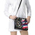 Hawaiian Flag Day Shoulder Handbag Tropical Flowers and Leaves