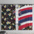 Hawaiian Flag Day Window Curtain Tropical Flowers and Leaves