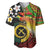Vanuatu and Papua New Guinea Together Baseball Jersey Bird-of-paradise and Pig Tusk Melanesian Pattern