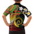 Vanuatu and Papua New Guinea Together Family Matching Tank Maxi Dress and Hawaiian Shirt Bird-of-paradise and Pig Tusk Melanesian Pattern