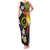Vanuatu and Papua New Guinea Together Family Matching Tank Maxi Dress and Hawaiian Shirt Bird-of-paradise and Pig Tusk Melanesian Pattern