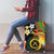 Vanuatu and Papua New Guinea Together Luggage Cover Bird-of-paradise and Pig Tusk Melanesian Pattern