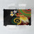 Vanuatu and Papua New Guinea Together Tablecloth Bird-of-paradise and Pig Tusk Melanesian Pattern