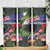 New Zealand Christmas Skinny Tumbler Meri Kirihimete-Tuatara and Pohutukawa Black Color