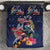 Australia and New Zealand Bedding Set Merry Christmas-Tuatara and Koala with Plants Xmas Style