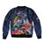 Australia and New Zealand Bomber Jacket Merry Christmas-Tuatara and Koala with Plants Xmas Style