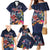 Australia and New Zealand Family Matching Mermaid Dress and Hawaiian Shirt Merry Christmas-Tuatara and Koala with Plants Xmas Style