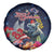 Australia and New Zealand Spare Tire Cover Merry Christmas-Tuatara and Koala with Plants Xmas Style