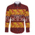 Samoa Siapo and Tapa Family Matching Puletasi and Hawaiian Shirt Pacific Tribal Pattern with Hibiscus Striped Style