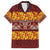 Samoa Siapo and Tapa Hawaiian Shirt Pacific Tribal Pattern with Hibiscus Striped Style