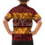 Samoa Siapo and Tapa Hawaiian Shirt Pacific Tribal Pattern with Hibiscus Striped Style