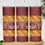 Samoa Siapo and Tapa Skinny Tumbler Pacific Tribal Pattern with Hibiscus Striped Style