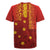 Samoa Tapa Pacific Tribal Pattern Rugby Jersey Hibiscus and Plumeria