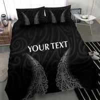 New Zealand Netball Bedding Set Koru and Maori Tattoo Jersey