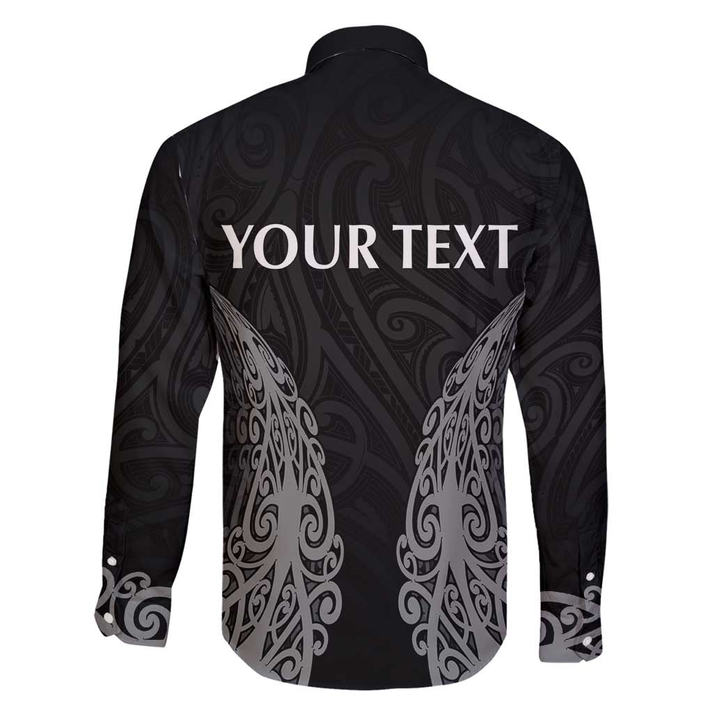 New Zealand Netball Family Matching Long Sleeve Bodycon Dress and Hawaiian Shirt Koru and Maori Tattoo Jersey LT03 - Polynesian Pride