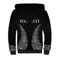 New Zealand Netball Sherpa Hoodie Koru and Maori Tattoo Jersey