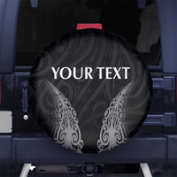 New Zealand Netball Spare Tire Cover Koru and Maori Tattoo Jersey