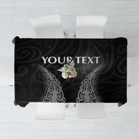 New Zealand Netball Tablecloth Koru and Maori Tattoo Jersey