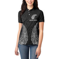 New Zealand Netball Women Polo Shirt Koru and Maori Tattoo Jersey LT03 - Polynesian Pride