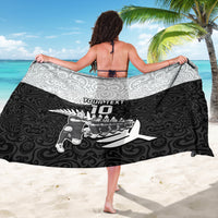 Custom New Zealand World Cup 2023 Sarong Aotearoa Haka Rugby with Silver Fern Maori Ethnic Pattern LT03 - Polynesian Pride