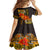 Hawaii Turtle Hibiscus Flower Family Matching Long Sleeve Bodycon Dress and Hawaiian Shirt Polynesian Tattoo LT03 - Polynesian Pride