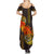 Hawaii Turtle Hibiscus Flower Summer Maxi Dress Polynesian Tattoo LT03 - Polynesian Pride