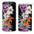 Hawaii Tropical Leaves and Flowers 4 in 1 Can Cooler Tumbler Tribal Polynesian Pattern