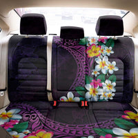 Hawaiian Plumeria-Polynesian Art Tattoo Mauve Color Back Car Seat Cover