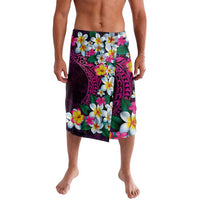 Hawaiian Plumeria-Polynesian Art Tattoo Plum Pink Color Lavalava