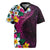 Hawaiian Plumeria-Polynesian Art Tattoo Plum Pink Color Rugby Jersey