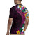 Hawaiian Plumeria-Polynesian Art Tattoo Plum Pink Color Rugby Jersey