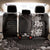 Hawaiian Plumeria-Polynesian Art Tattoo Grayscale Color Back Car Seat Cover
