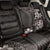 Hawaiian Plumeria-Polynesian Art Tattoo Grayscale Color Back Car Seat Cover