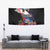 American Samoa and United States Together Tapestry National Flag with Eagle-Hibiscus and Rose